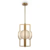 Maytoni Marmo lámpara colgante en oro, 3 luces