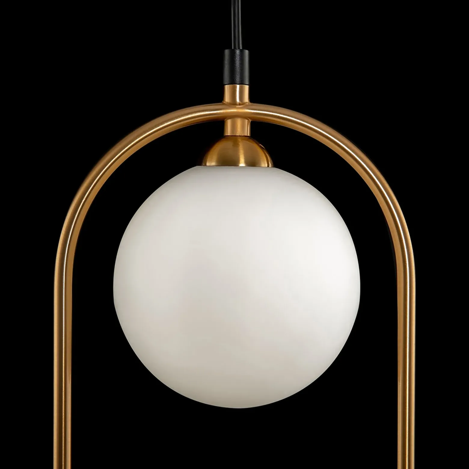 Maytoni Ring colgante 2 luces latón/blanco