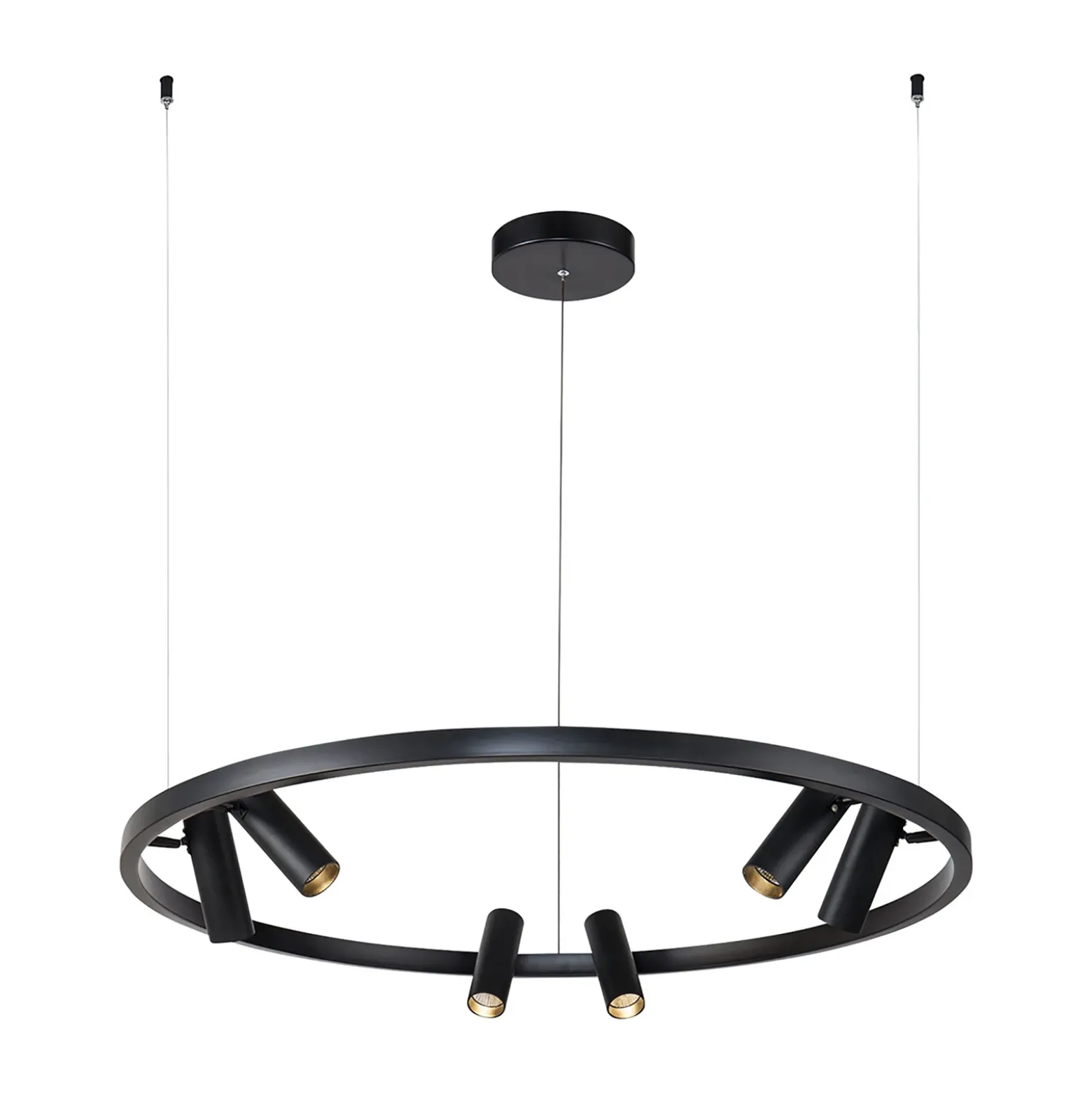 Maytoni Satellite colgante LED 3.300 K negro