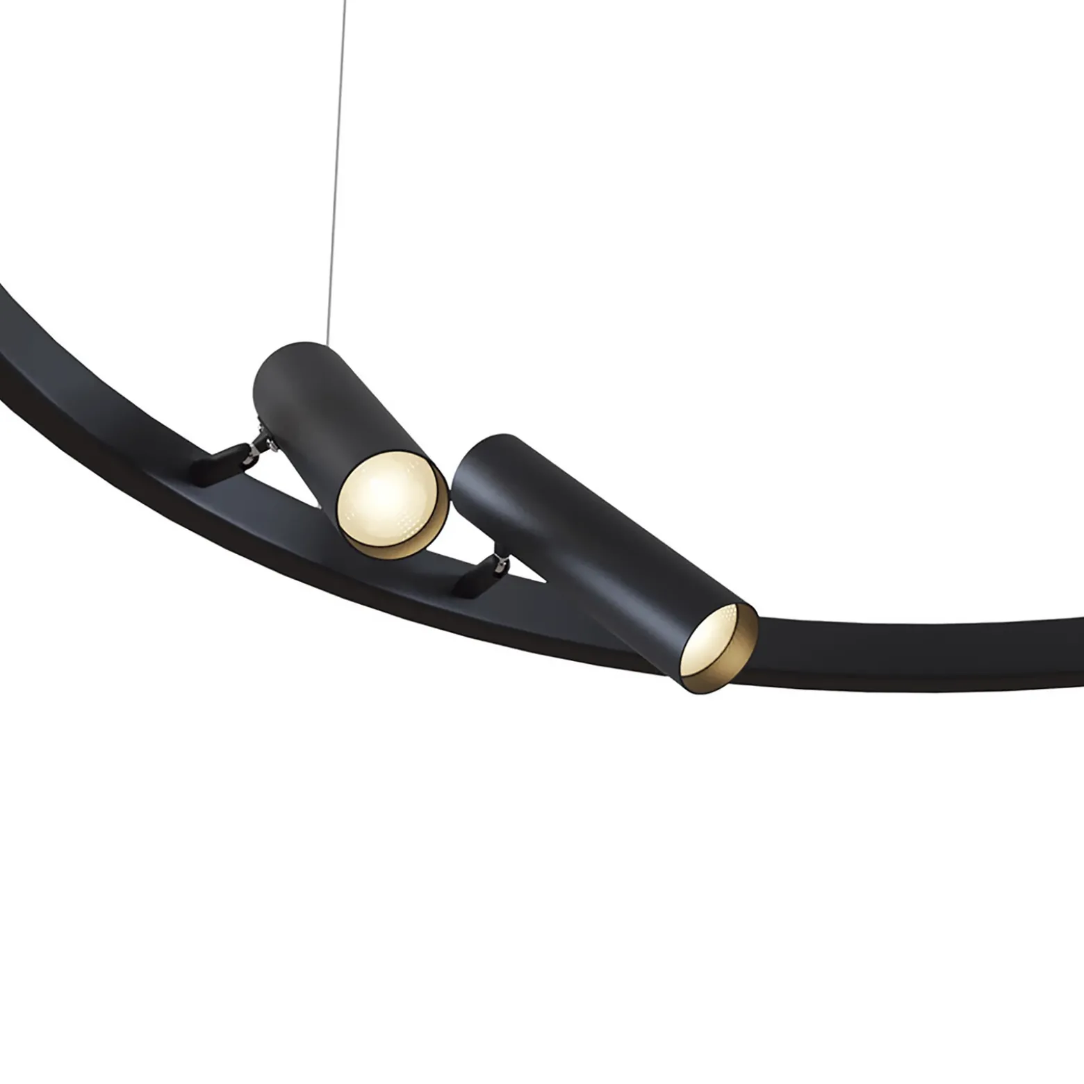 Maytoni Satellite colgante LED 3.300 K negro