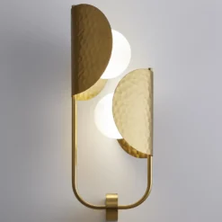 Maytoni Tropic aplique de pared, izquierda, latón, 2 luces, metal