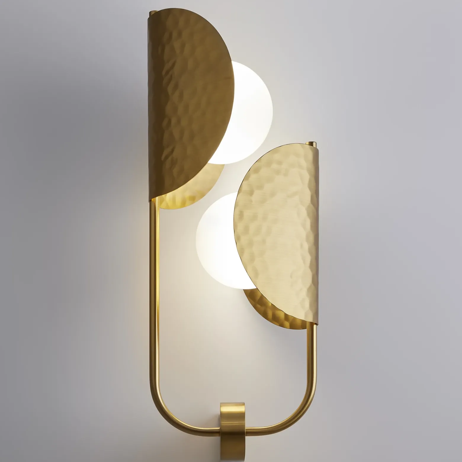 Maytoni Tropic aplique de pared, izquierda, latón, 2 luces, metal