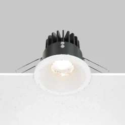 Maytoni Zoom Empotrable LED 930 IP65 triac redondo, blanco