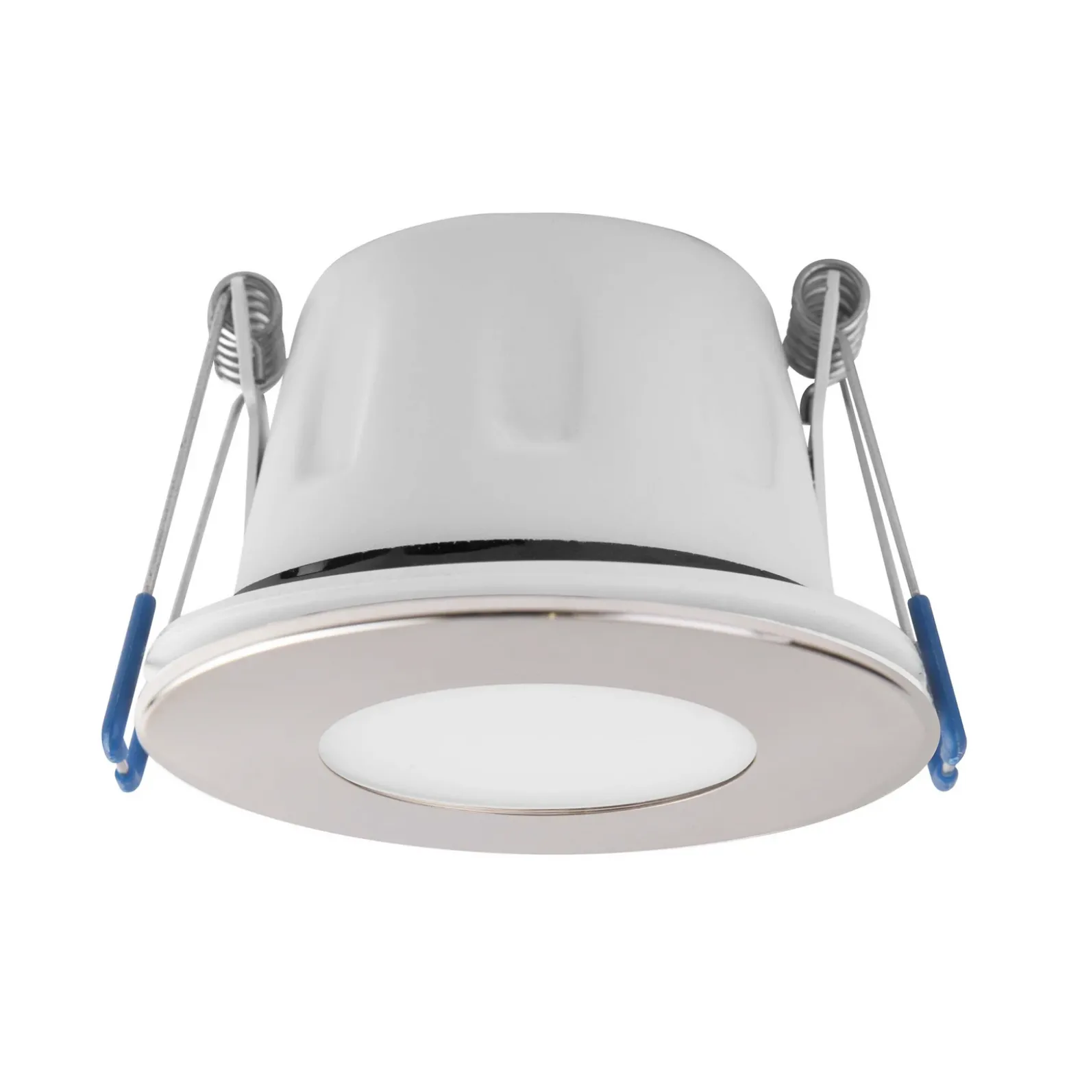 MEGAMAN Foco empotrable LED Tego Slim, paquete de 10, 4.000 K, níquel