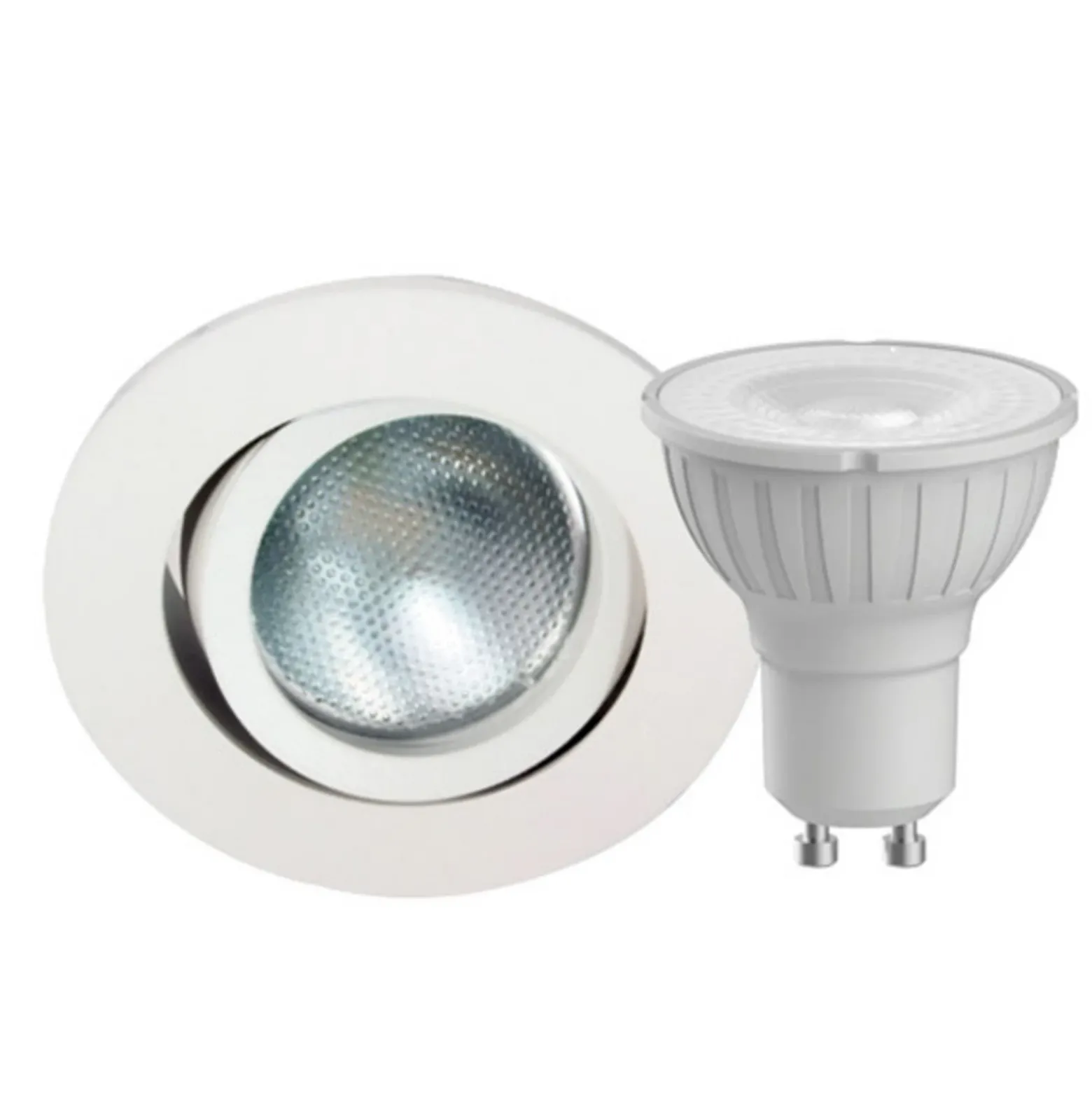 Megatron DecoclicSet anillo LED GU10 4,2W blanco