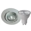 Megatron DecoclicSet foco GU10 5,2W plata
