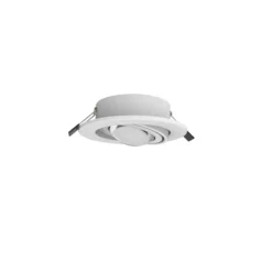 MEGATRON Foco empotrable LED Planex Powerlens, 4,8 W, blanco