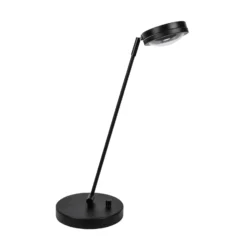 Megatron Ottica Lámpara de mesa LED con atenuador, negra