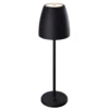 Megatron Tavola Lámpara de mesa LED recargable, negra