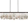 Menzel Anteo lámpara colgante LED, cortina cristal