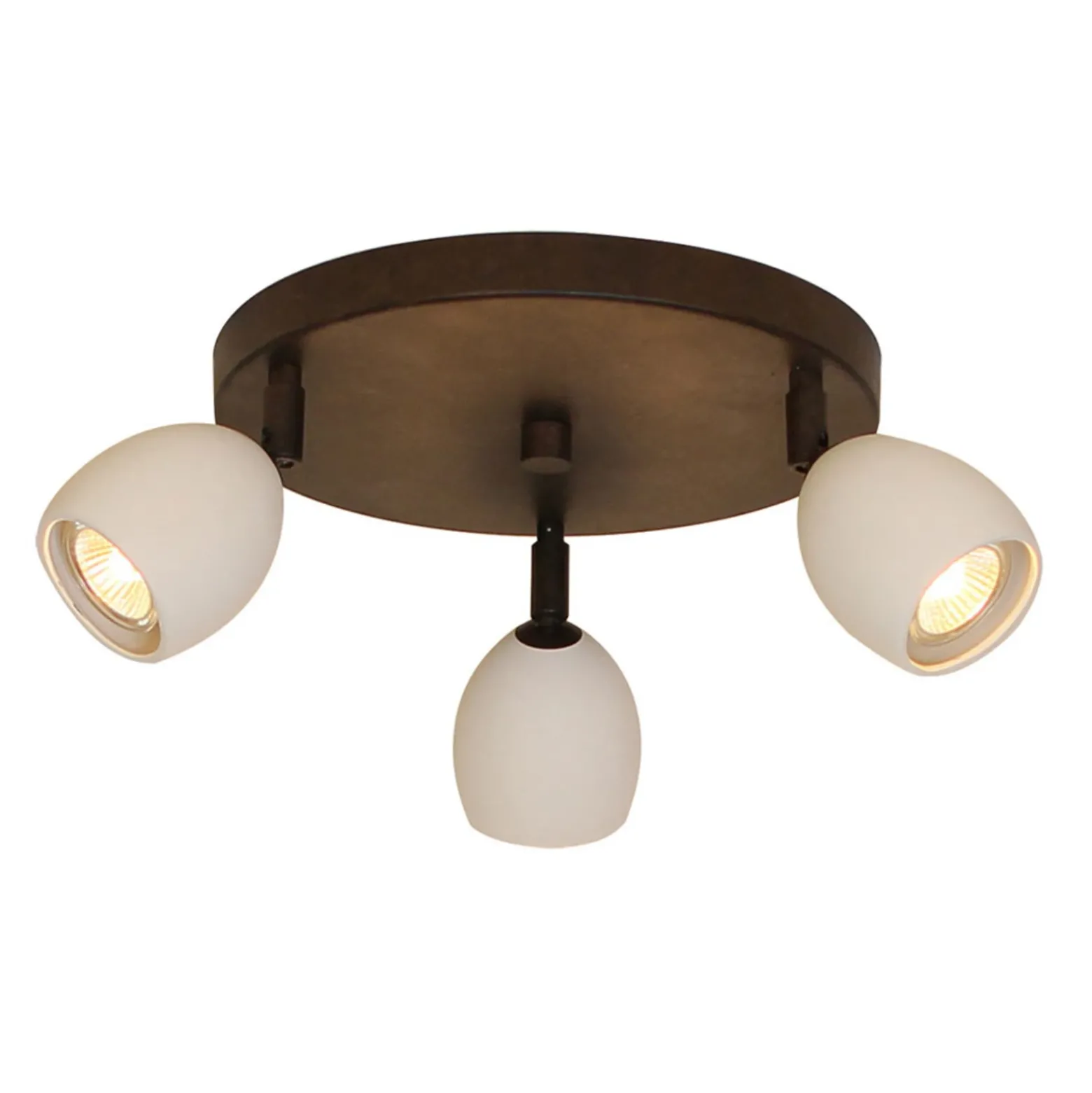 Menzel Provence mate plafón 3 luces redondo