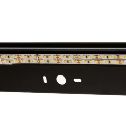 Mera aplique de pared LED, ancho 120cm, negro, 4000K