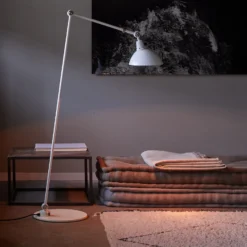 midgard modular TYPE 556 lámpara de pie blanca 120 cm