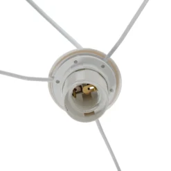 Mila lámpara colgante, Ø 35 cm, blanco, tela, unicornios, E27