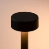 Milan Peak Lane Lámpara de pie LED negra 130 cm