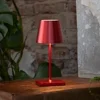 Mini lámpara LED recargable de sobremesa Nuindie, Easy Connect, roja,