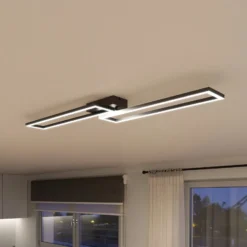 Müller Licht tintón Plafón LED Ciso, RGB, CCT, negro