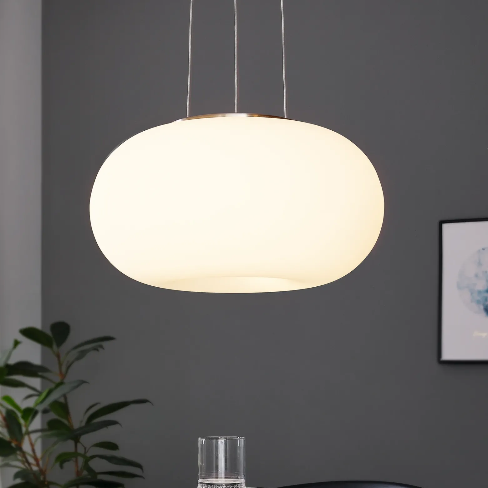 Moderna lámpara colgante Optica de 35 cm