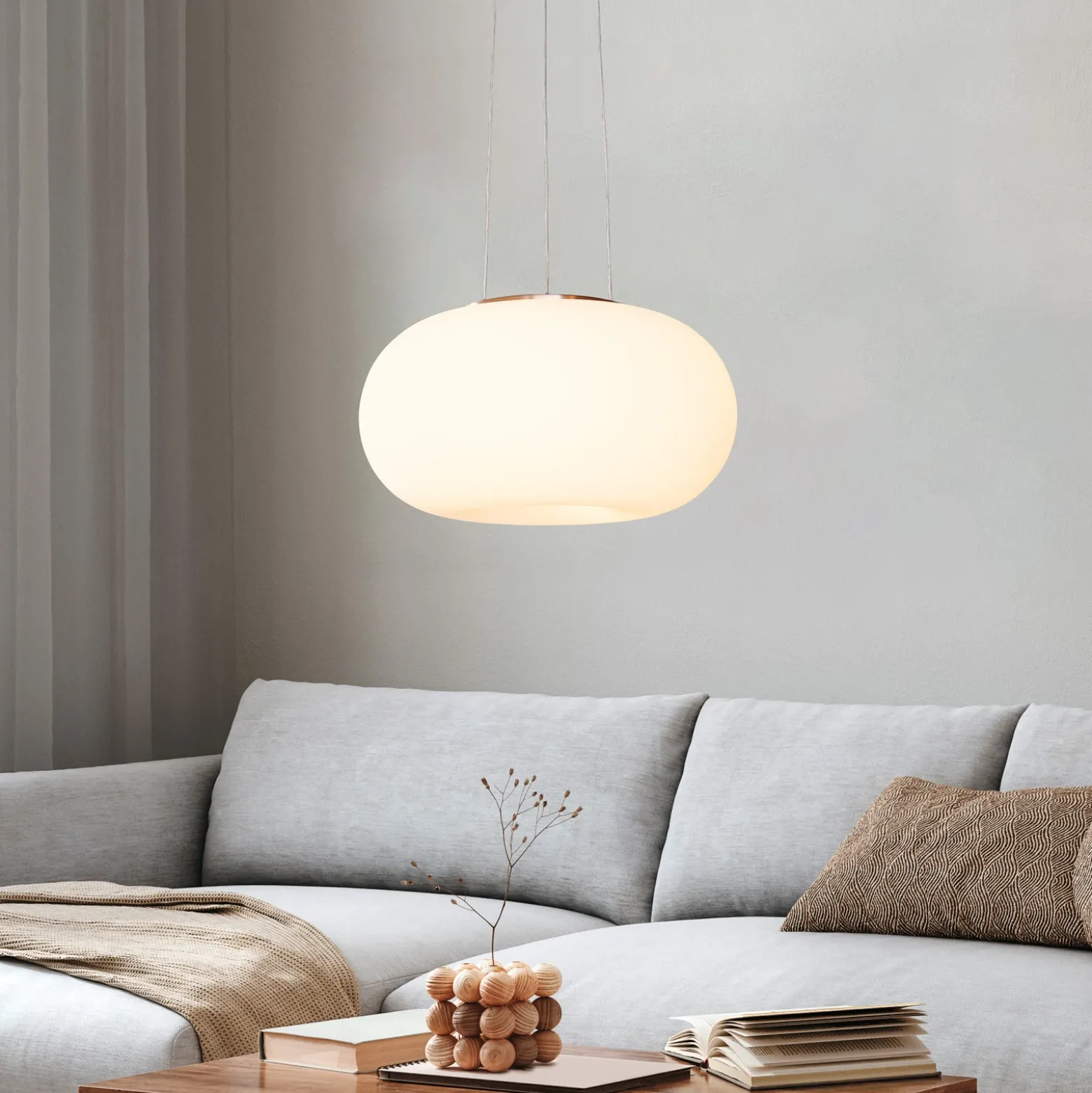 Moderna lámpara colgante Optica de 35 cm