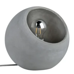 Moderna lámpara de mesa de hormigón Ingram