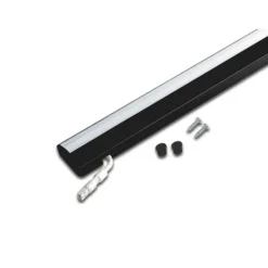 ModuLite F Lámpara LED bajo mueble, negra, 45 cm, 3.000 K, aluminio