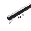 ModuLite F Lámpara LED bajo mueble, negra, 120 cm, 4.000 K aluminio