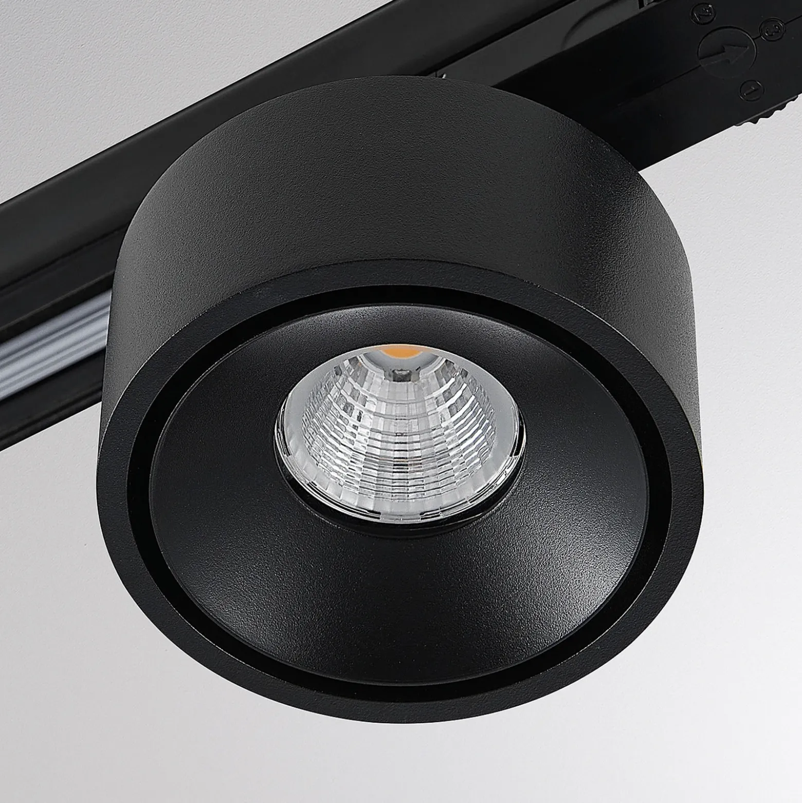 Molto Luce foco de riel LED trifásico Magis, negro, 830