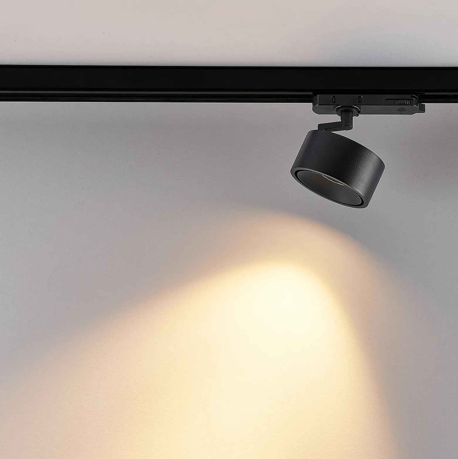 Molto Luce foco de riel LED trifásico Magis, negro, 830