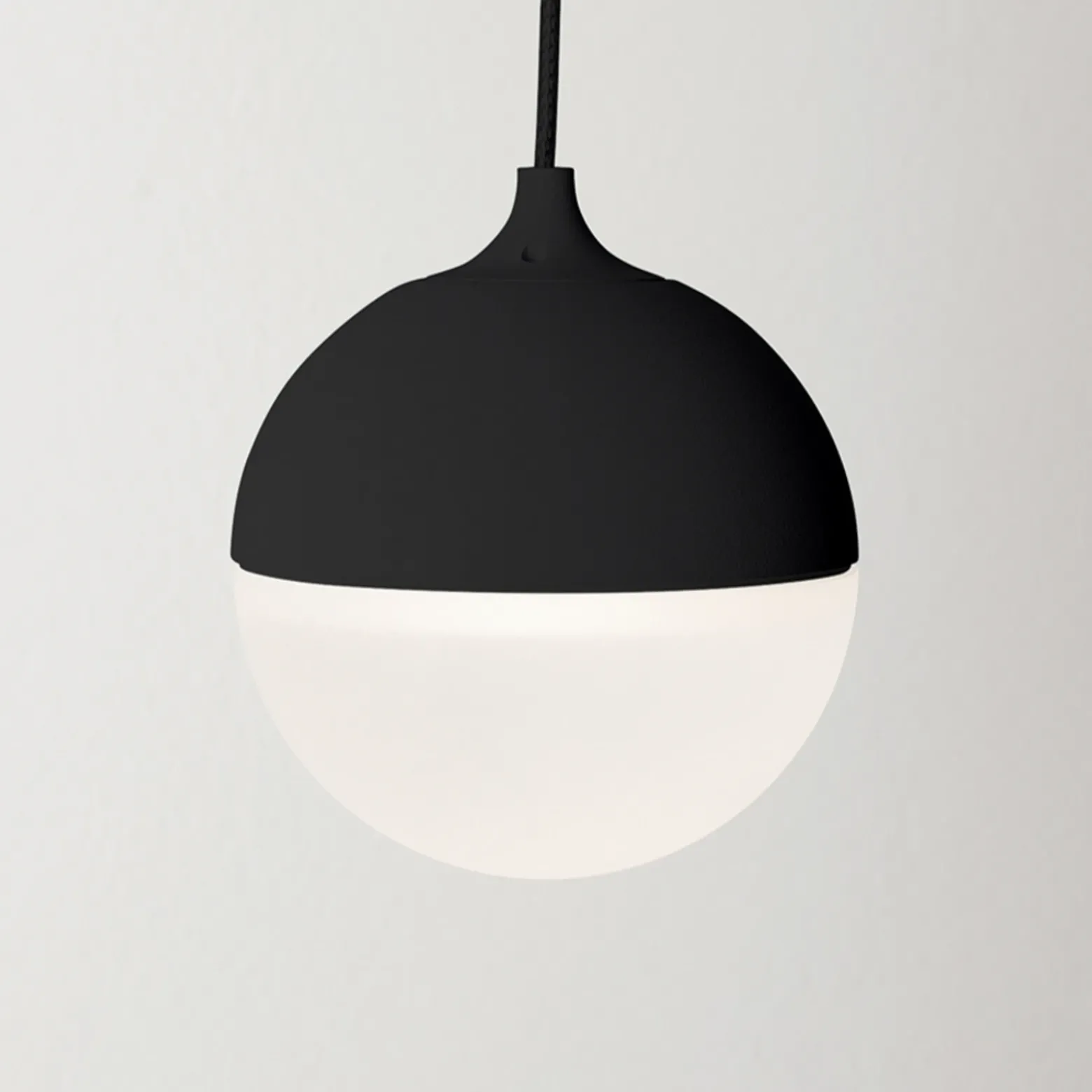 Molto Luce Gilo PD colgante LED 3.000K negro