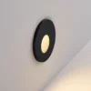 Molto Luce Lámpara empotrable LED Wall 68R RD, aluminio, negro, CCT
