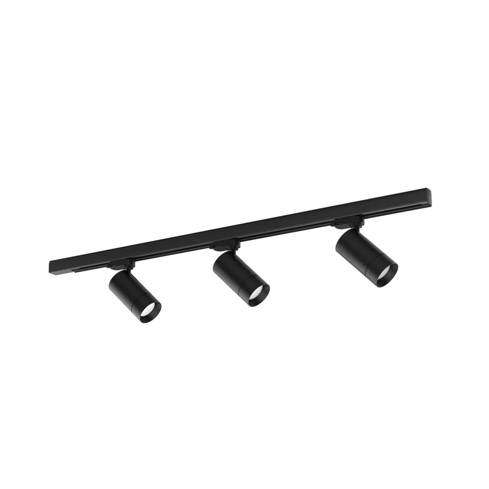 Molto Luce Sistema de riel trifásico Moove, negro, 3 luces