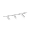 Molto Luce Sistema de riel trifásico Moove, blanco, 3 luces.