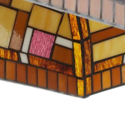 Mosaico lámpara colgante en estilo Tiffany