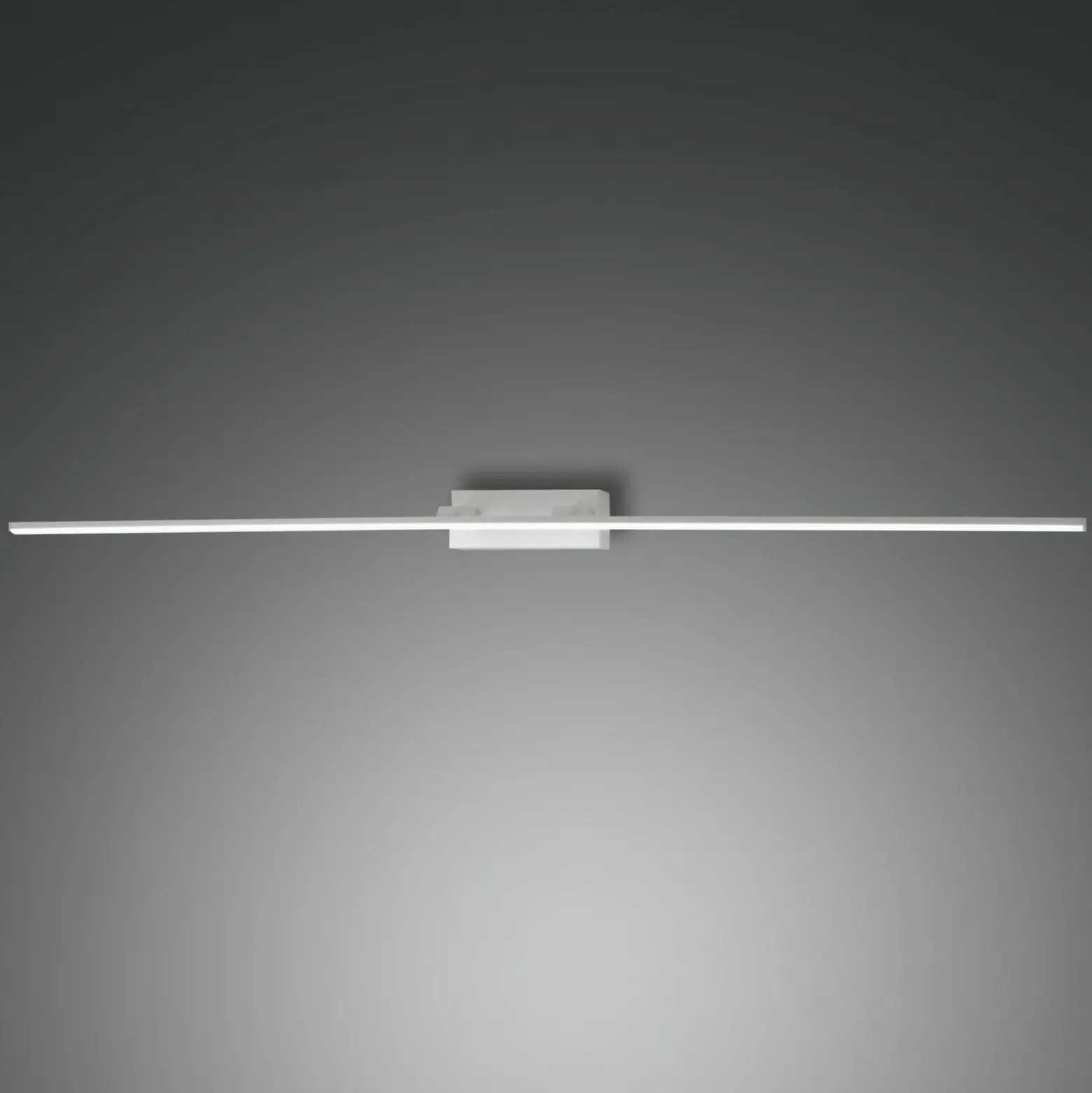 Nala lámpara de espejo LED, blanca, anchura 110 cm, metal