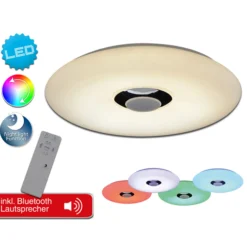 Nashville - plafón LED RGBW con altavoz