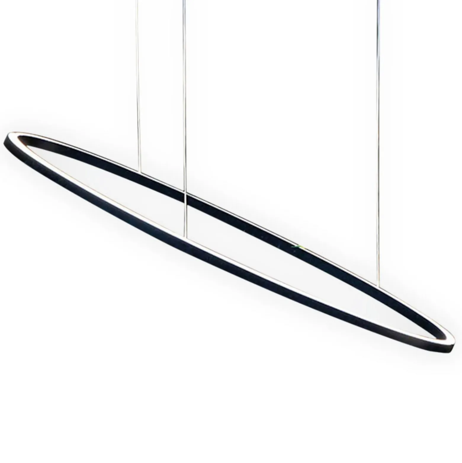 Nemo Ellisse Mega lámpara colgante LED Up 2.700K negro