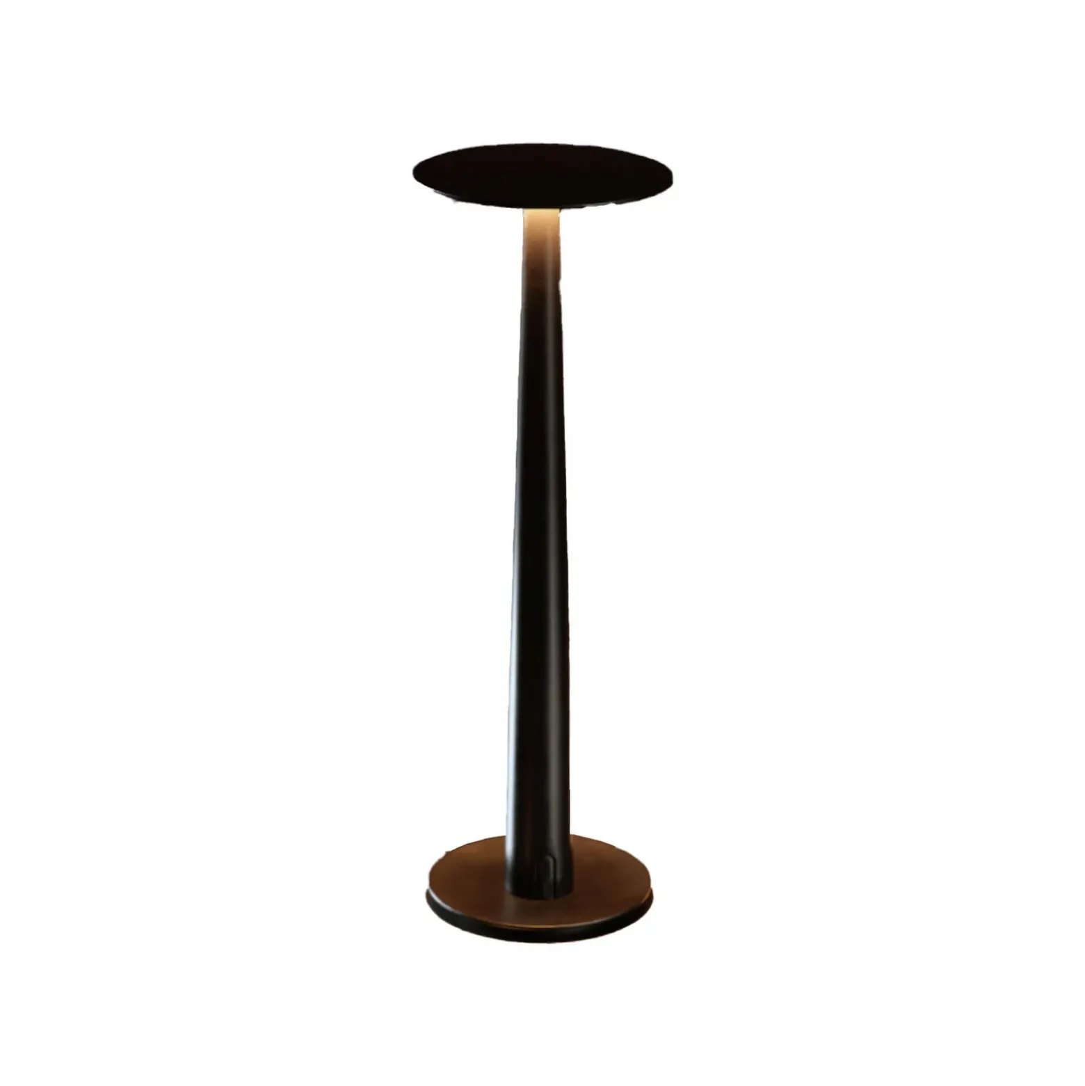 Nemo Portofino lámpara de mesa LED recargable, negro, aluminio