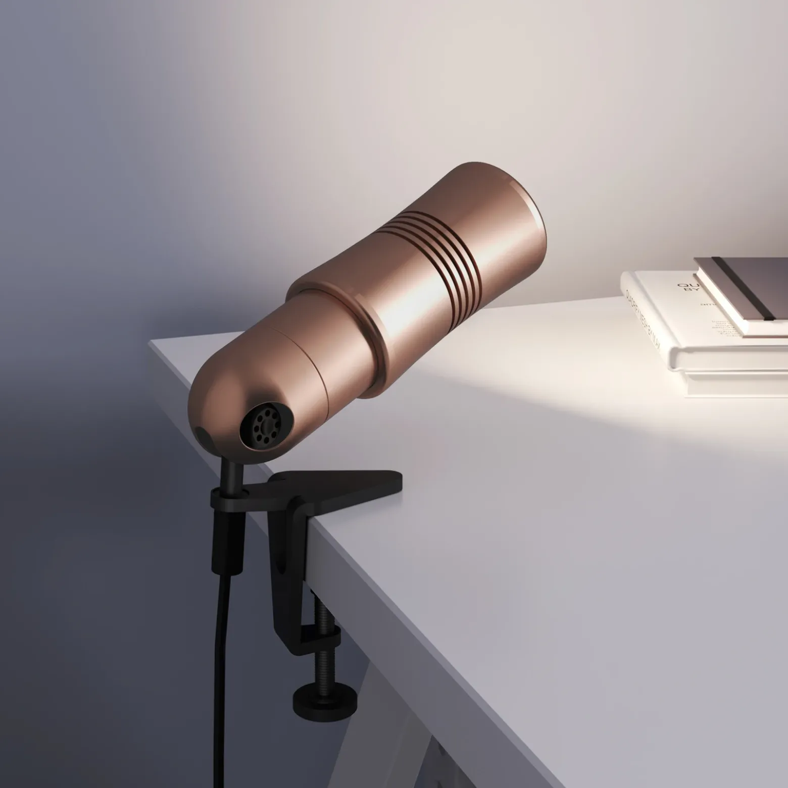 Neo! Clamp lámpara de pinza LED, cobre