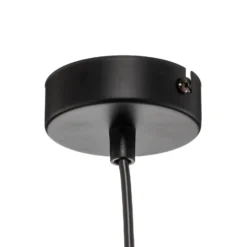 Nest lámpara colgante 1 luz negro/oro