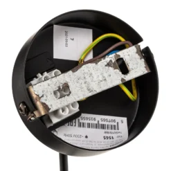 Nest lámpara colgante 1 luz negro/oro