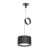 Newgarden Aplique de pared LED Roll 8, negro, orientable