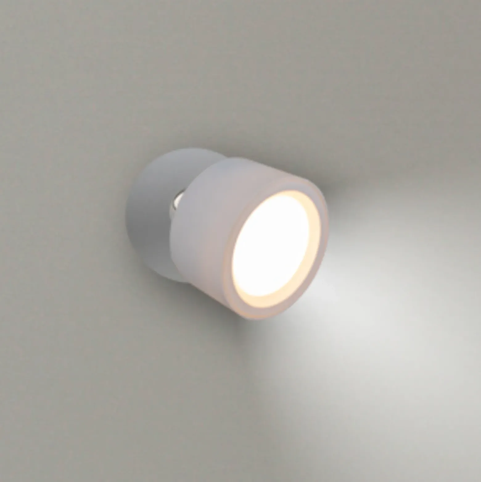 Newgarden Aplique de pared LED Roll 8, blanco, orientable