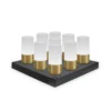 Newgarden Lámpara de mesa LED recargable Maia color latón IP54 RGBW