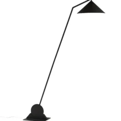 Northern Gear Floor, lámpara de pie en negro mate