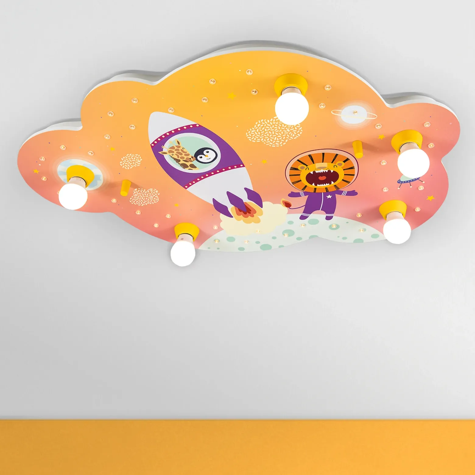 Nube de imágenes de plafón Escape, naranja