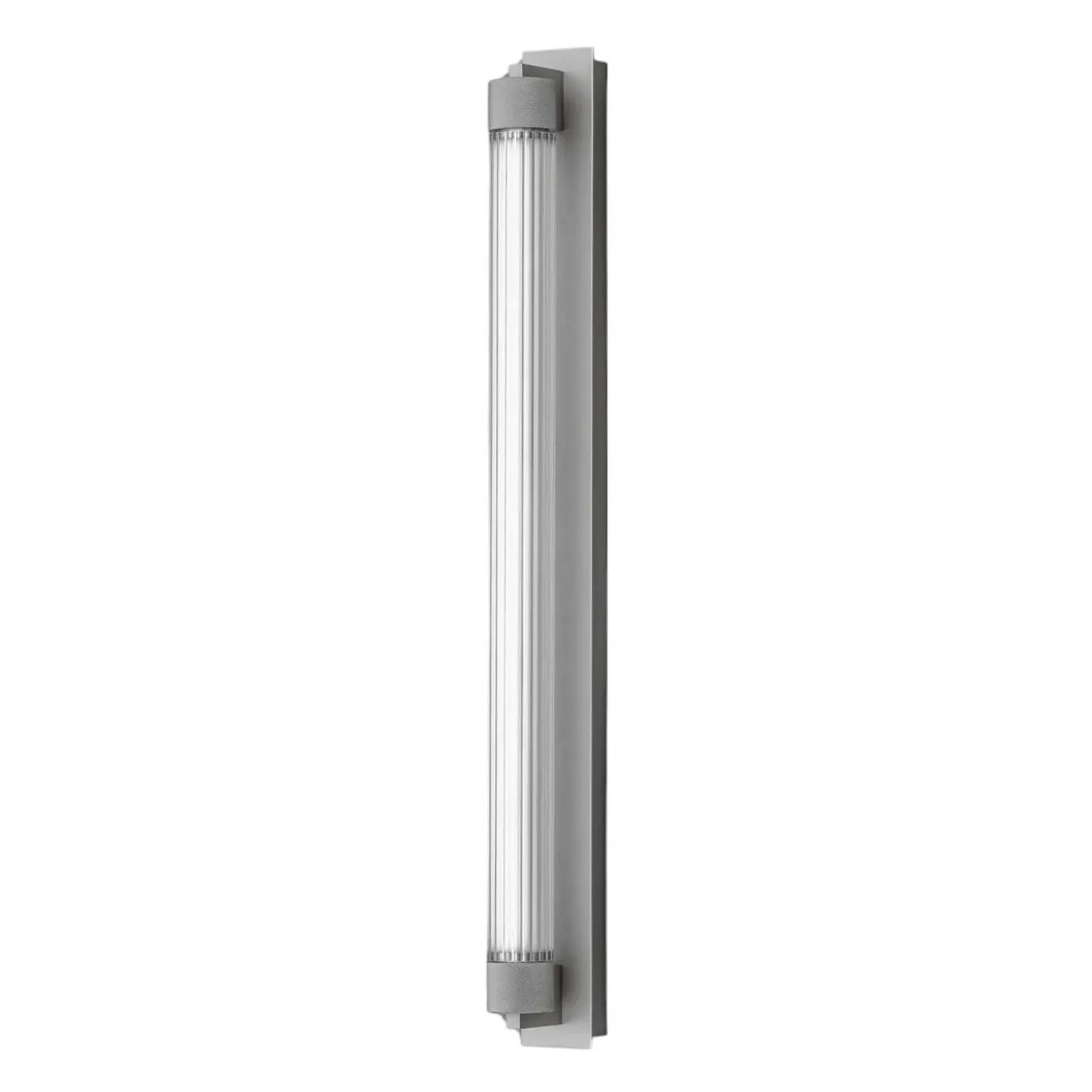 OLEV Aplique de pared LED CHARMER, titanio, metal/vidrio, 2700 K IP44