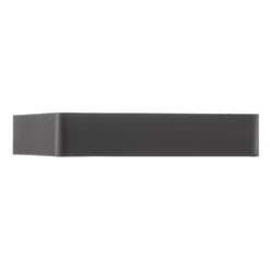 Oro plafón de acero y cristal, gris, 35cm