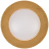 OSRAM LED-lámpara de techo ORBIS ALVA, negro/decoración de madera, Ø 51 cm
