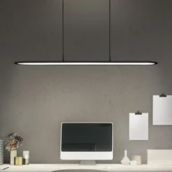 OSRAM LED suspendido Office line Panel Ellipse negro 940 atenuable