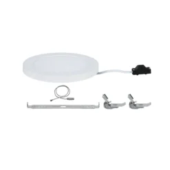 Panel empotrable LED Paulmann Cover-it, Ø 17 cm, 880 lm, 3000 K, blanco